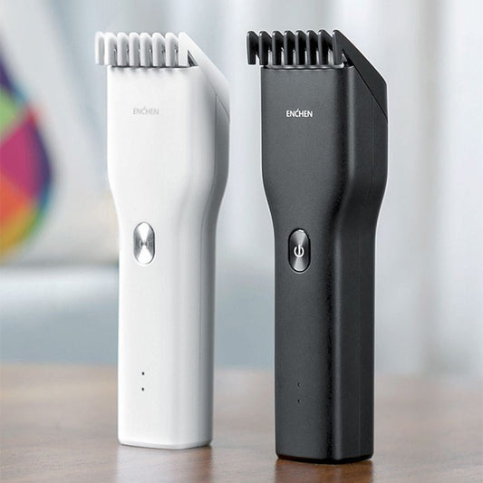 Cordless Hair Shaver in Black – Rechargeable Hair Clipper