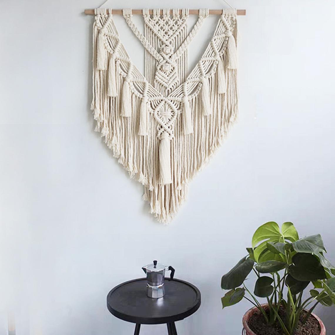 Handwoven Macramé Wall Hanging for Bohemian Wall Decor