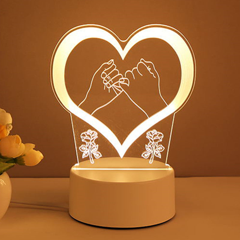 Acrylic Night Light with 3D Illusion Effect