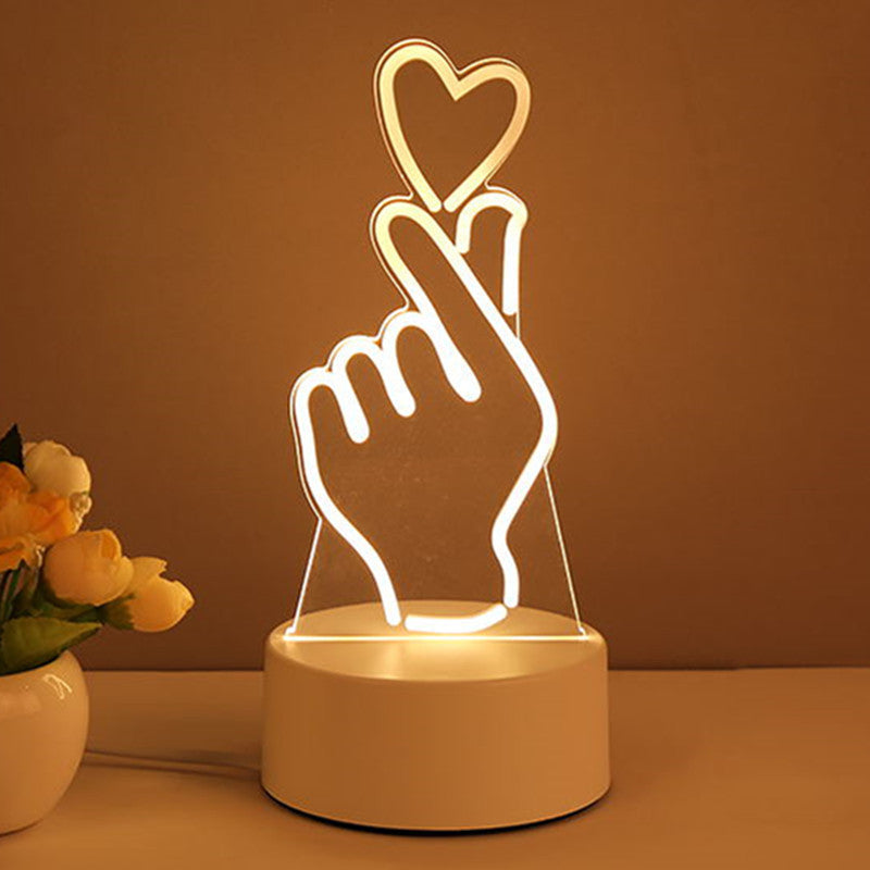 Acrylic Night Light with 3D Illusion Effect