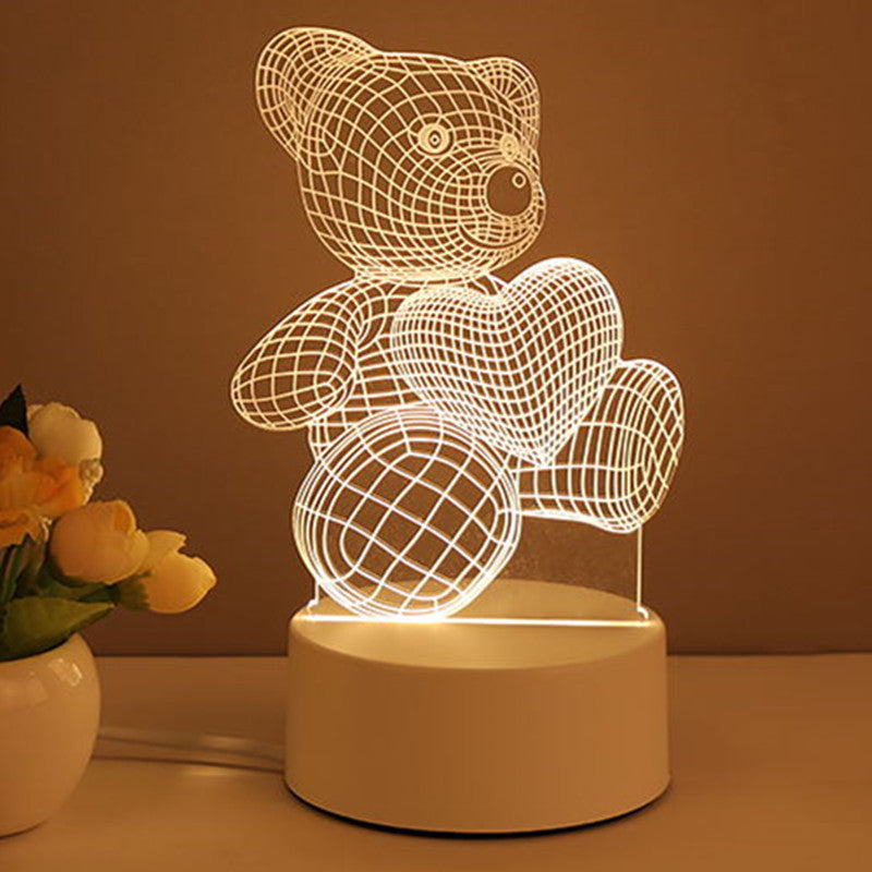 Acrylic Night Light with 3D Illusion Effect