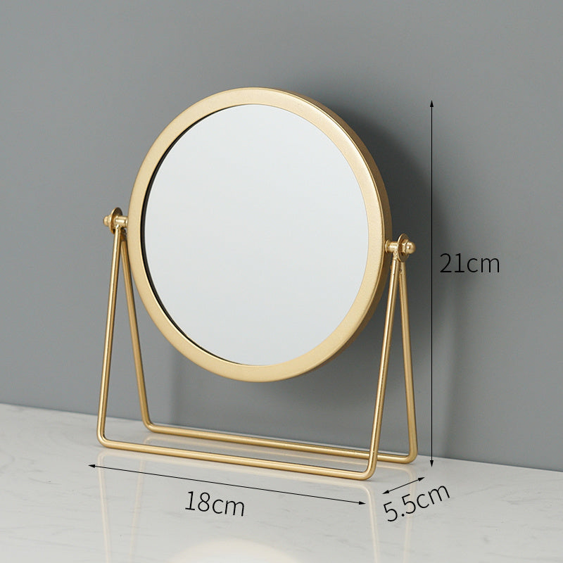 Waterproof Dressing Mirror with Clear Reflection | Gold