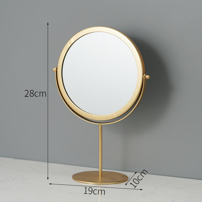 Waterproof Dressing Mirror with Clear Reflection | Gold