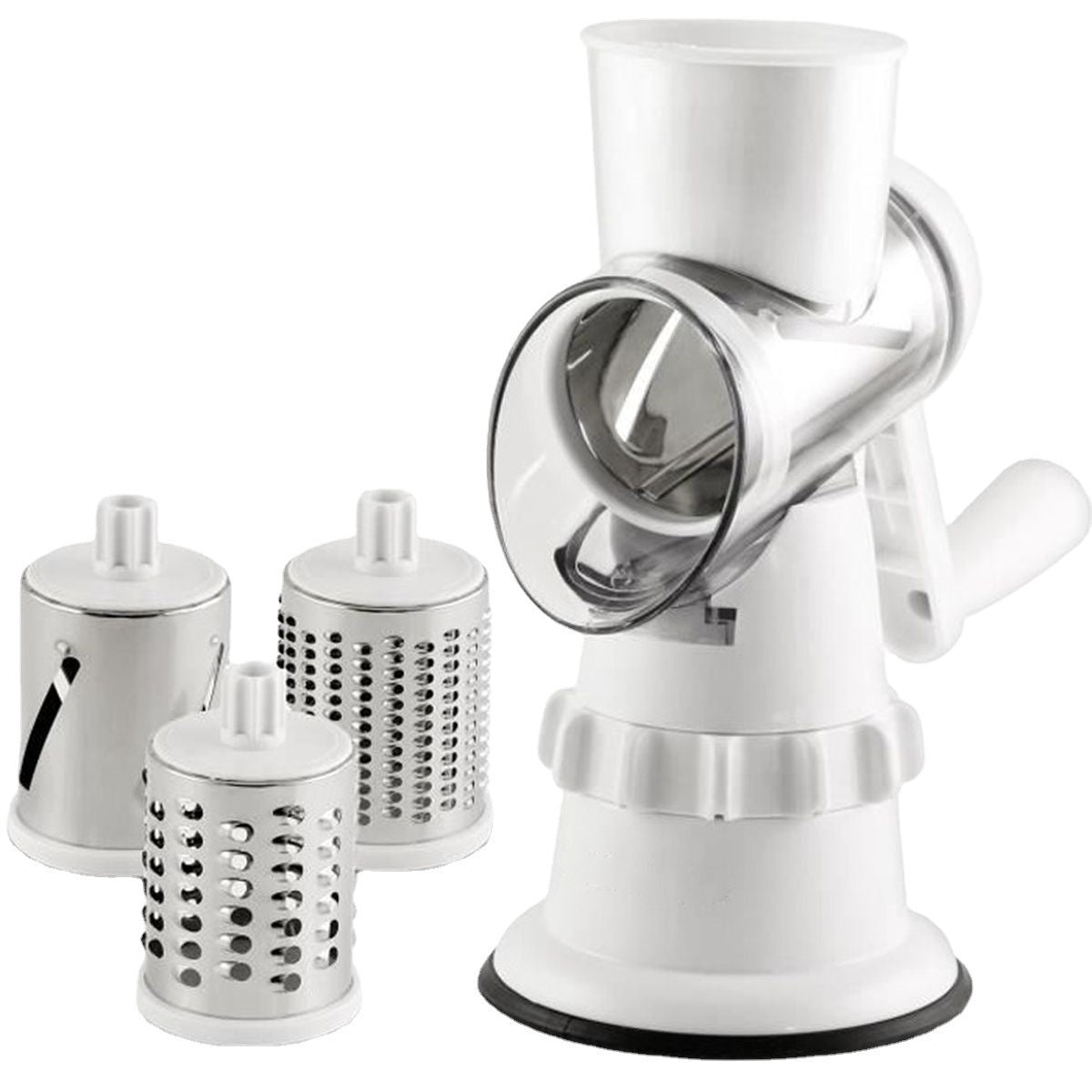 Vegetable Slicer with Drum Design and Suction Feet