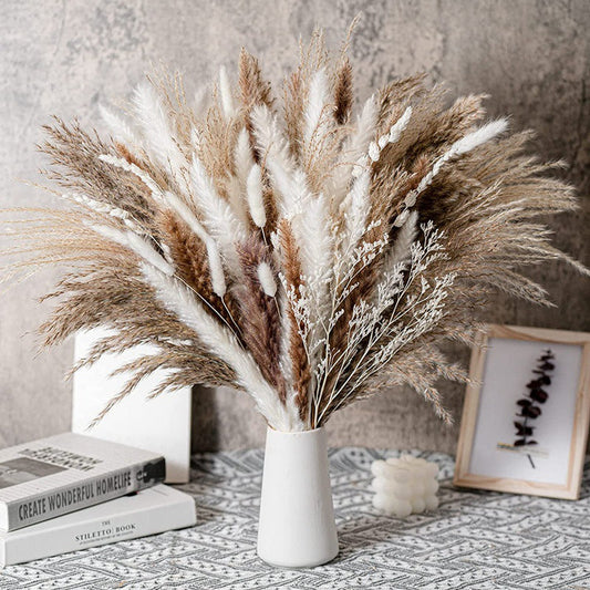 Dried Flower Bouquet in Elegant Vase