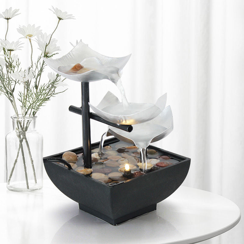 Modern Tabletop Water Fountain with sleek design