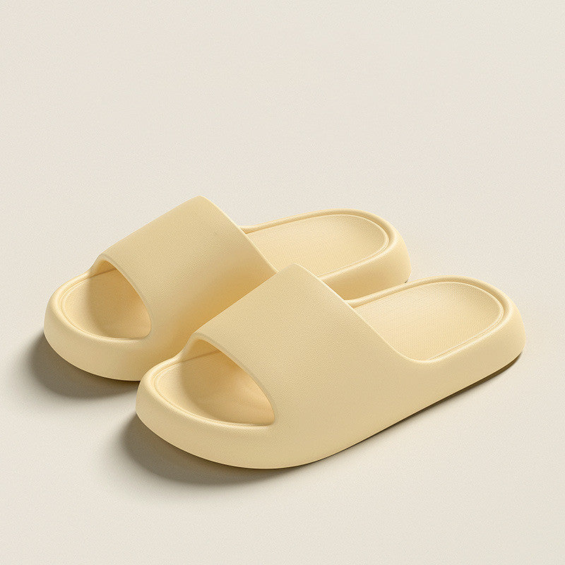 Comfortable house shoes with wear-resistant EVA soles | Yellow