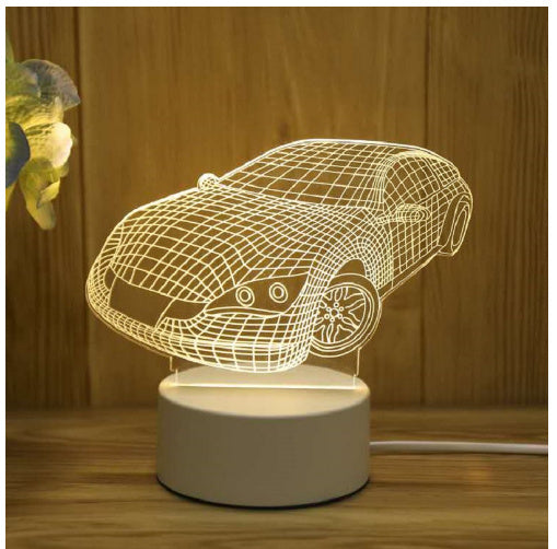 Acrylic Night Light with 3D Illusion Effect